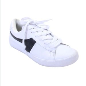 Rachel Zoe Women's White and Black Sneakers 7